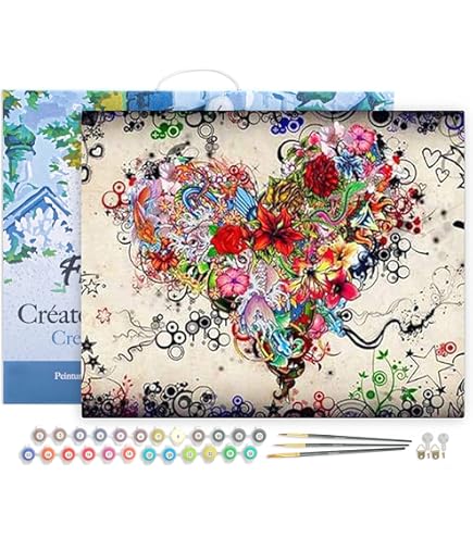 Pintura Al óleo Por Números Para Adultos, Kit De Pintura Al óleo Por Números Para Adultos