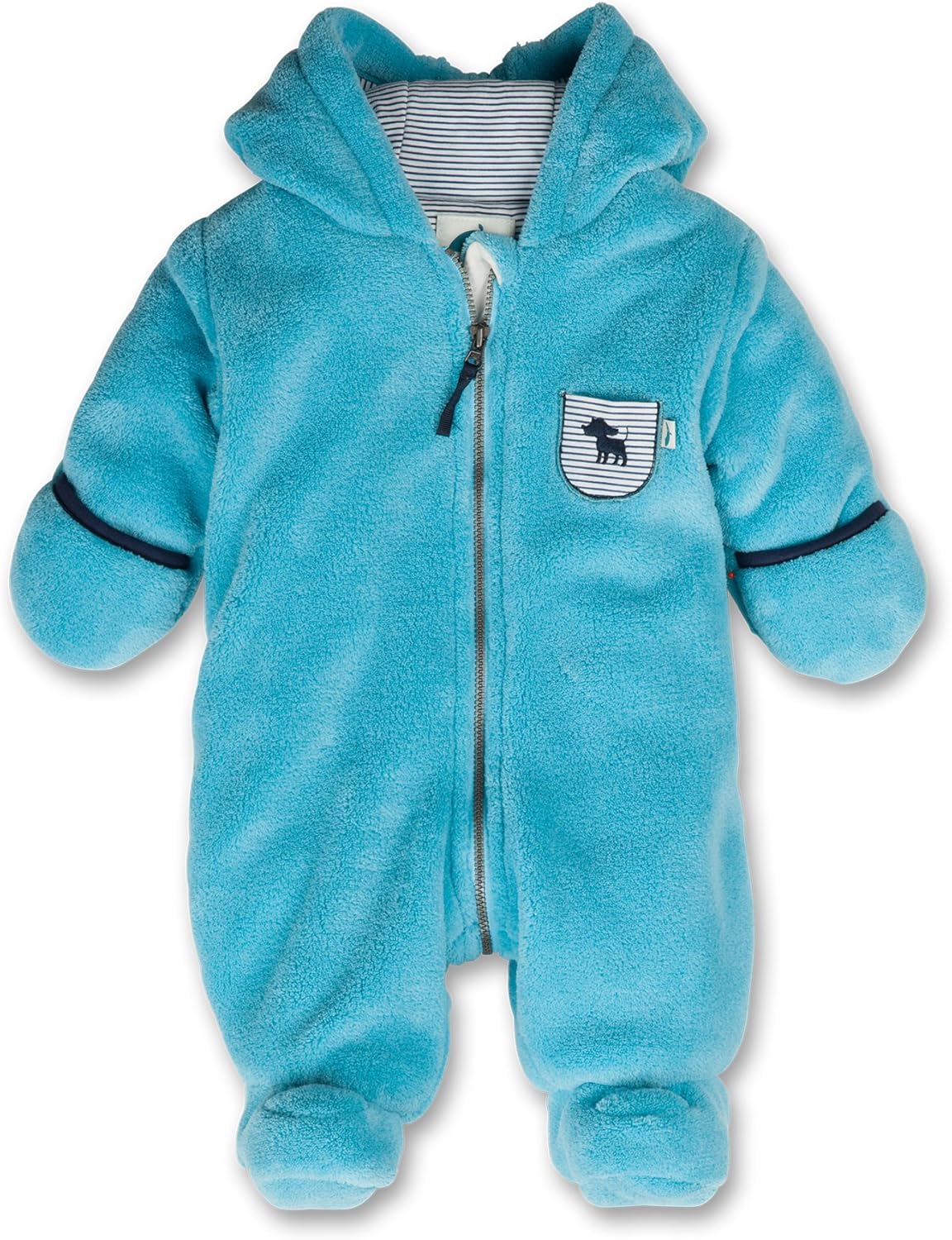 Sanetta Baby - Jungen Schneeanzug 113060, Gr. 74, Blau (Atlantik 50103 ...