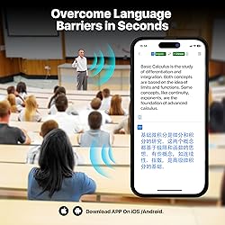 AI Language Translation Earbuds, OWS Real-Time