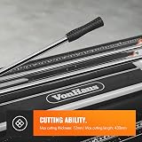 VonHaus 430mm Manual Tile Cutter 12mm Thick Cutting 430mm Wide view 2