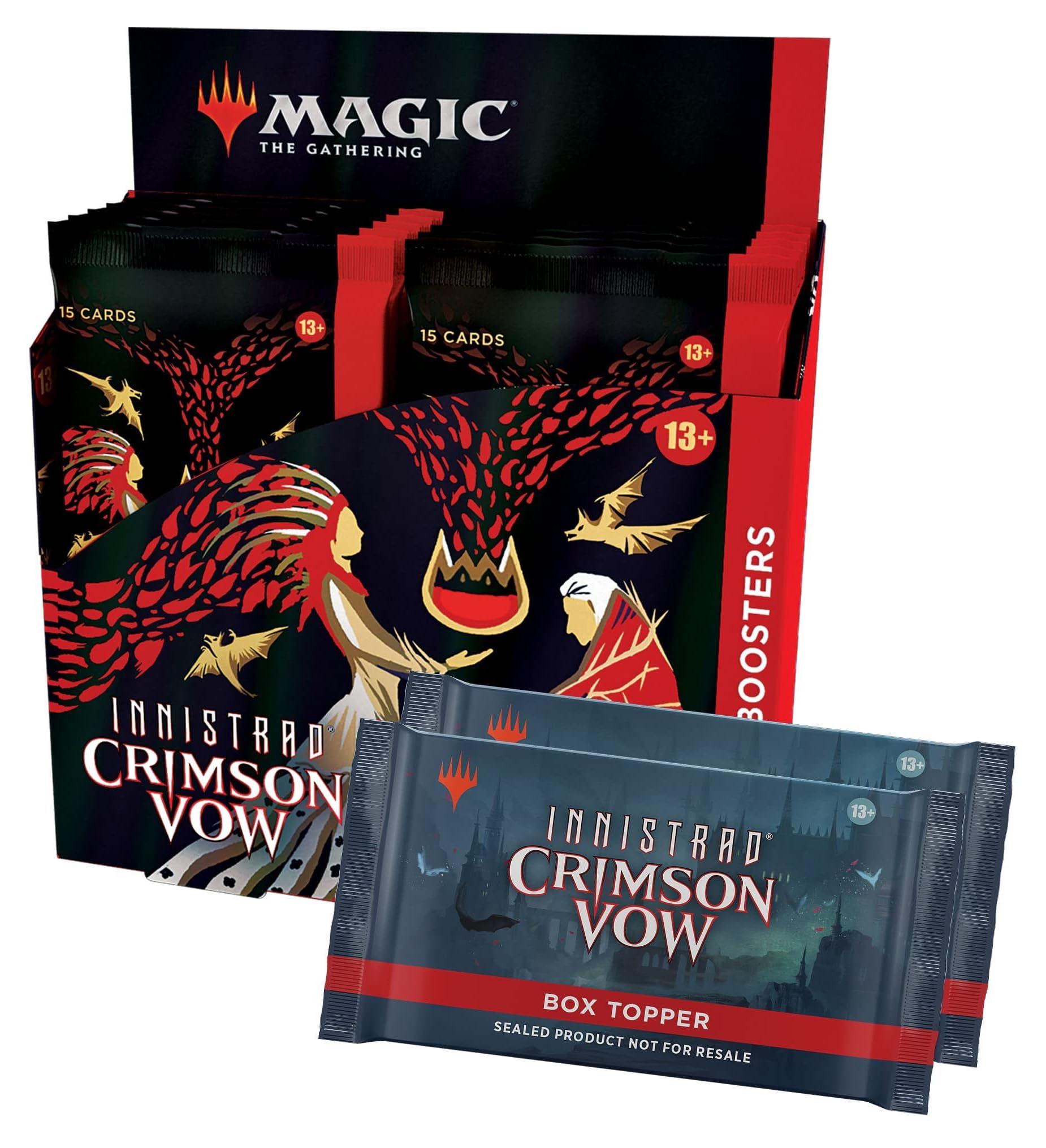 Magic The Gathering - Innistrad Crimson Vow Collector Booster Display of 12 Packs Multicoloured C90650000