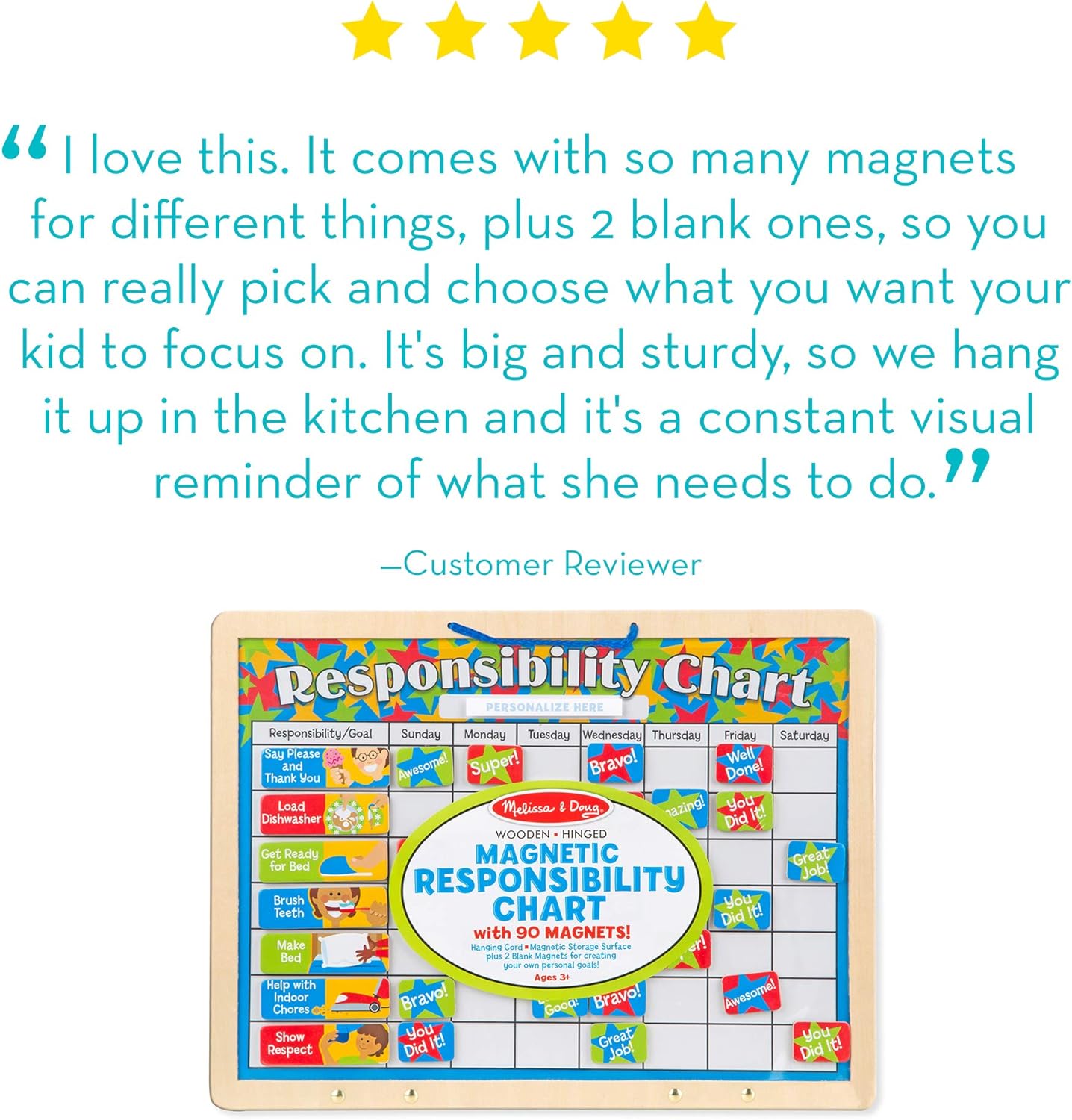 melissa and doug chore chart