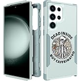 Plakill for Samsung Galaxy S23 Ultra Case - Women Cute Girls Phone Cover Cool Aesthetic Unique Design Teen Kawaii Skeleton Heavy Duty Protective Hard Shockproof Military Grade Funda for S23 Ultra
