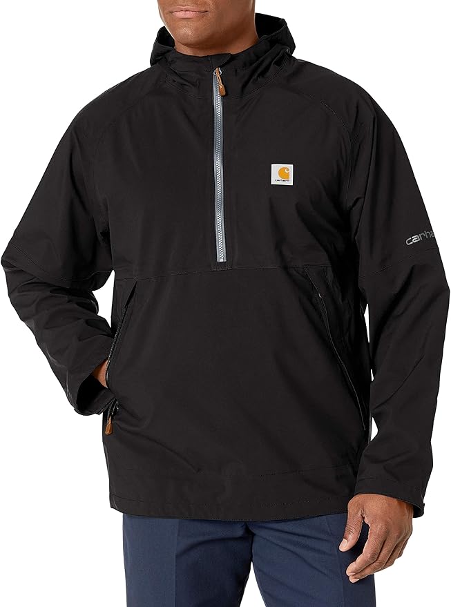 Carhartt Mens Storm Defender Force Midweight Hooded Anorak Jacket: Amazon.ca: Clothing & Accessories