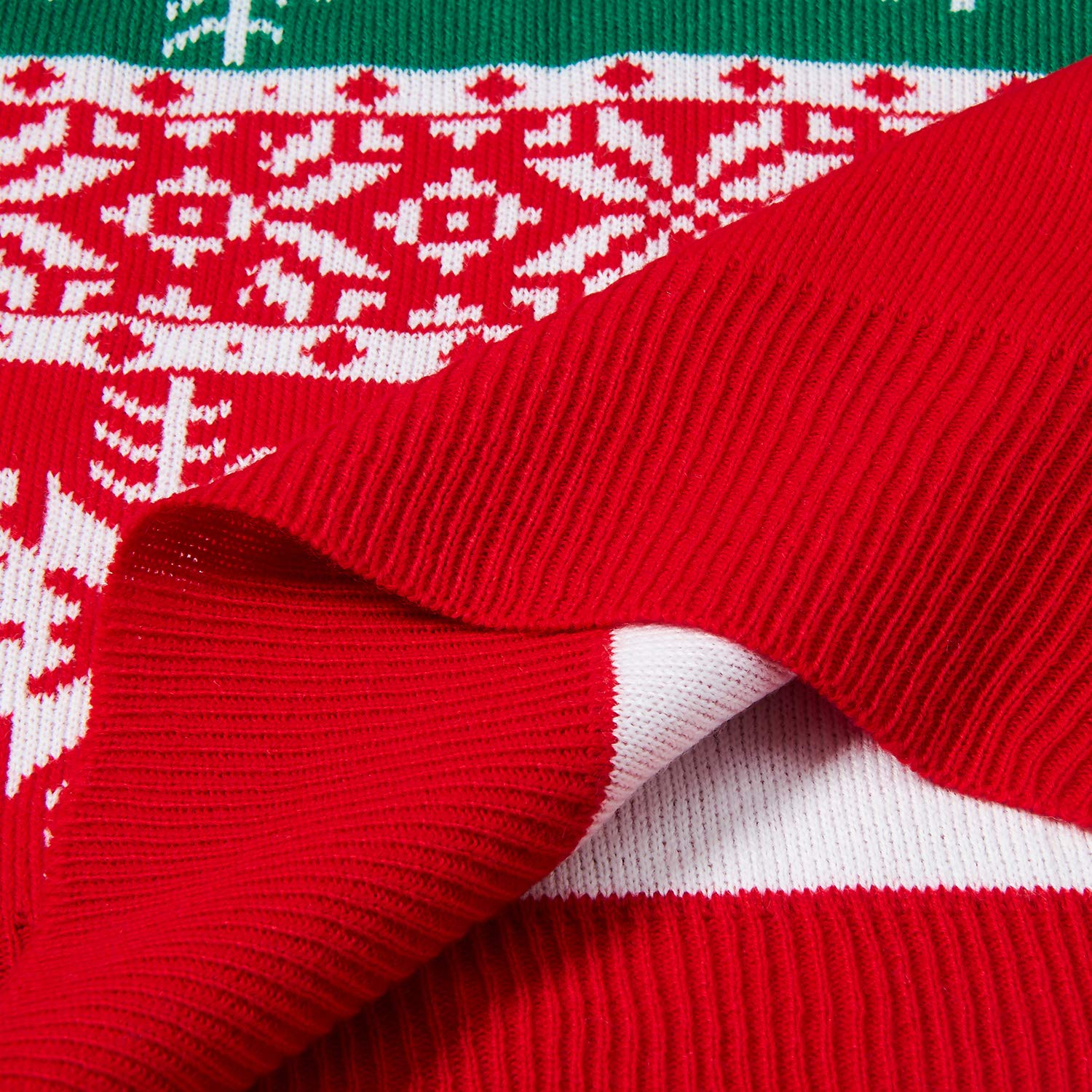 UNICOMIDEA Funny Christmas Jumpers Unisex 3D Xmas Graphic Design Ugly Xmas Pullover Sweater for Boy and Girls Green XX-Large