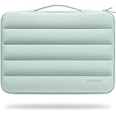 DOMISO 15.6 inch Laptop Case Sleeve Protective Cover Compatible with 16 inch MacBook Pro M4 M3 M2/Pro Max,15.6-16 inch HP Dell ASUS Lenovo Chromebook,Waterproof Computer Cases Bag,Mint Green