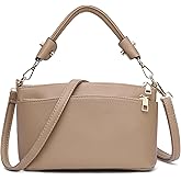RNIEGA Crossbody Bag for Women, Vegan Leather Top Handle Handbags Small Shoulder Purse