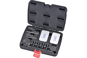 kauplus 10 PCS Paintless Dent Removal Puller Tab Set-with Adapter