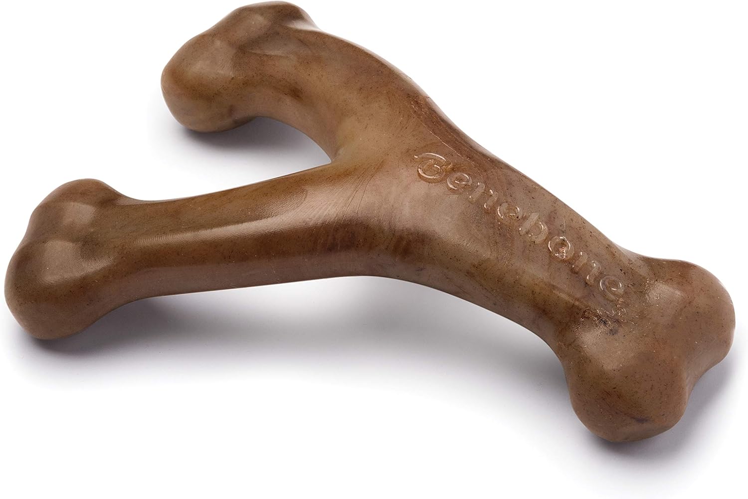 Pet Supplies : Benebone Wishbone Durable Dog Chew Toy for Aggressive Chewers, Made in USA, Small, Real Bacon Flavor : 