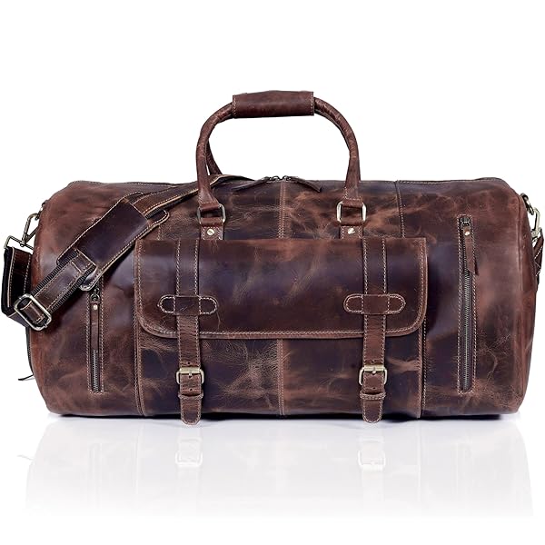 best leather duffel bag