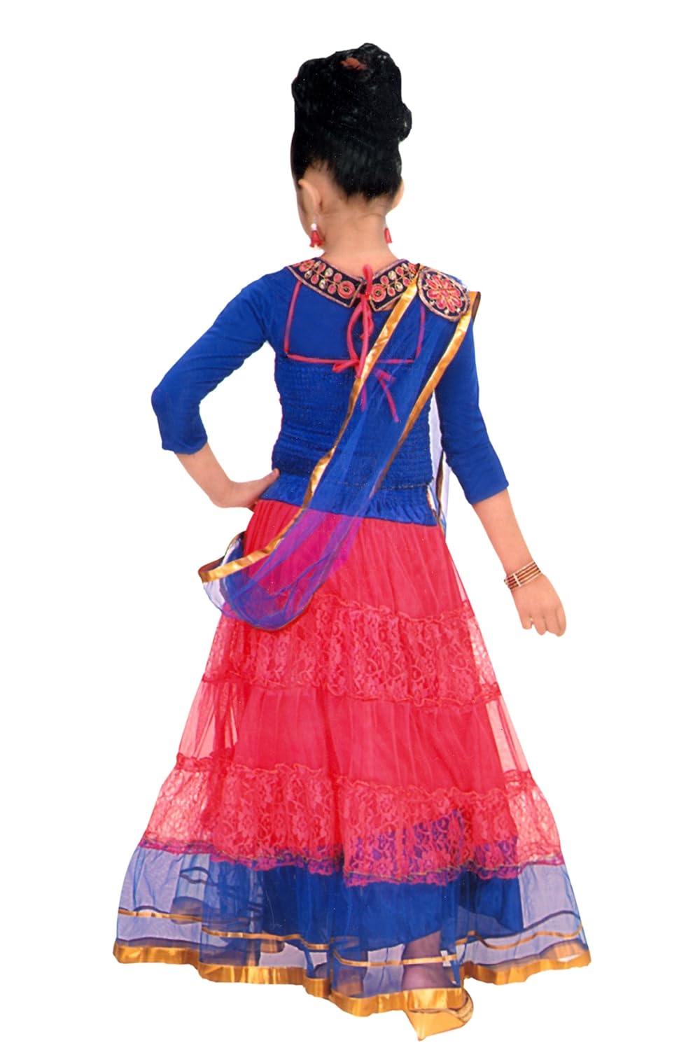 sky heights net lehenga choli