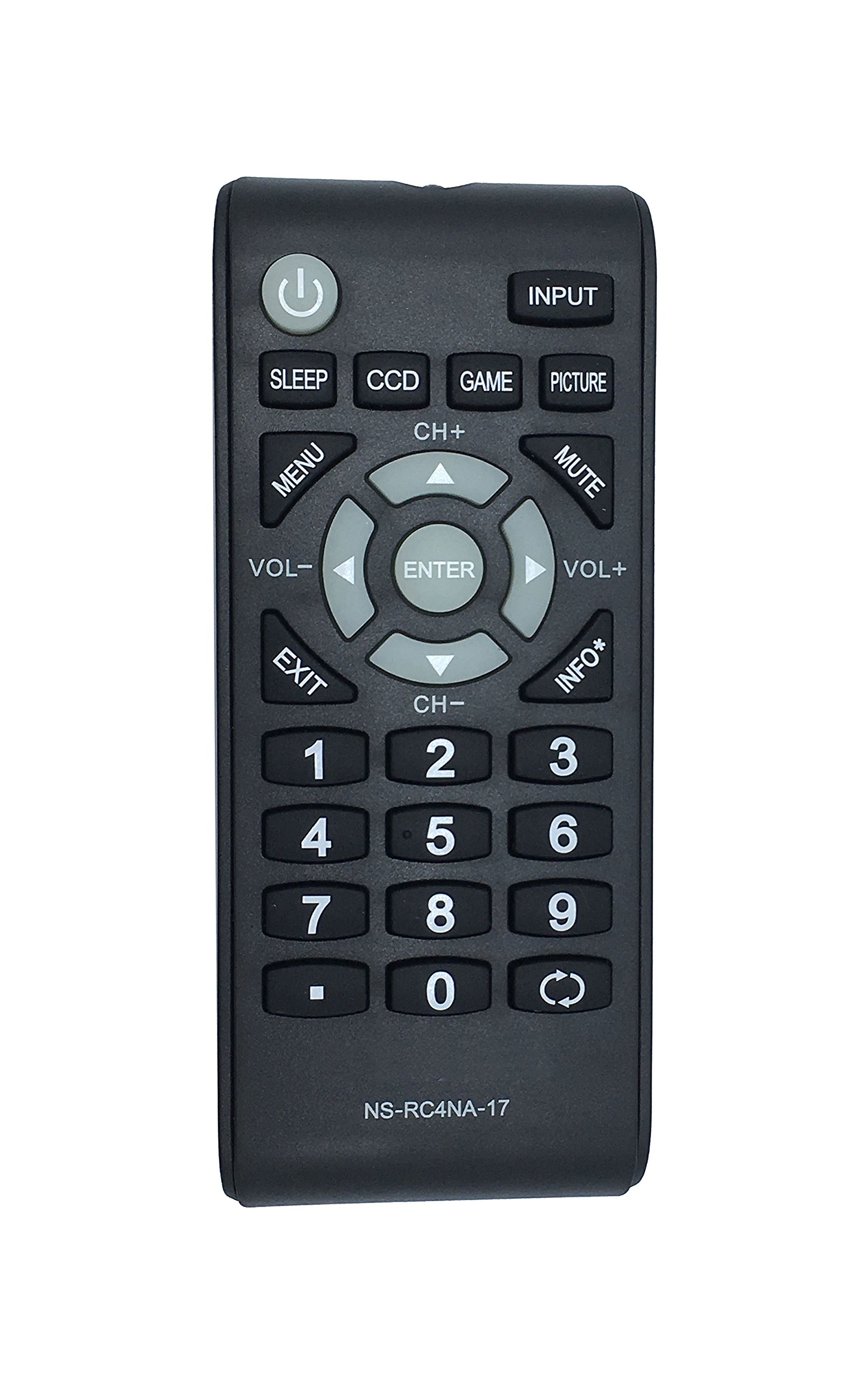 New Remote NS-RC4NA-17 NSRC4NA17 fit for Insignia LCD TV NS-32D310NA17 NS-48D510NA17  NS-32D310MX17 Ns-55d510na17 Ns-55d510mx17 Ns-40d510na17 Ns-40d510mx17 ...