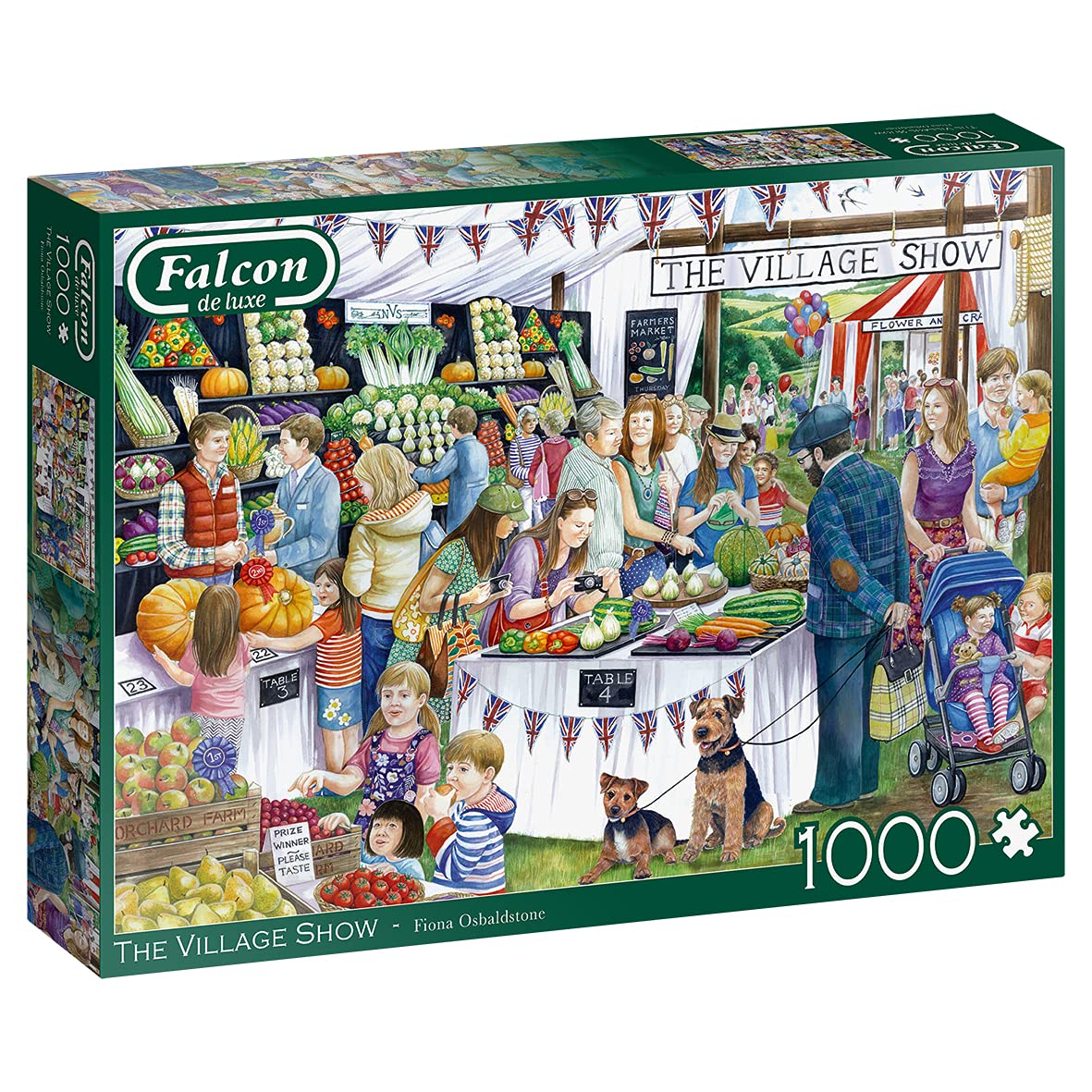 Jumbo, Falcon de luxe - Village Show, Jigsaw Puzzles for Adults, 1000 piece