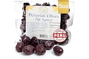 NATURALZING AWAKEN, NOURISH, EMPOWER YOUR LIFE Natural Zing Organic Peruvian Aji Spice – Raw, Pitted & Herb-Infused Botija Olives with Rich Flavor for Snacking, Cooking & Charcuterie, Unbrined, 5 oz