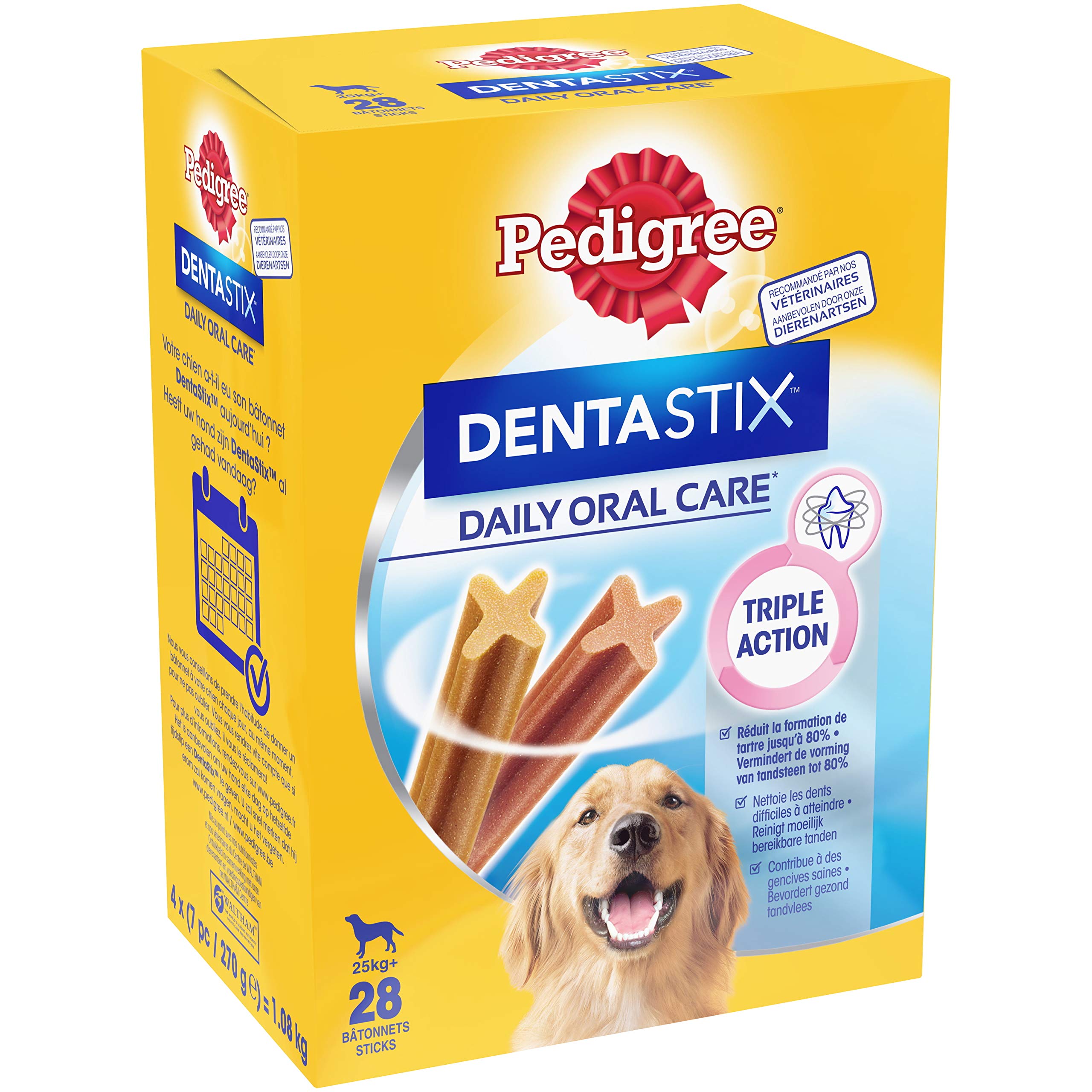 Pedigree Dentastix, Large - 1 Box of 28 Sticks