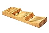 Juvale in-Drawer Knife Block - Bamboo Knife
