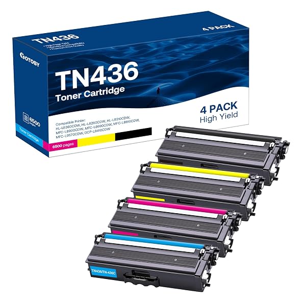 GOTOBY COMPATIBLE TONER CARTRIDGE REPLACEMENT FOR BROTHER TN436...