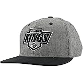 ZHATS NHL Unisex-Adult NHL Officially Licensed Adjustable Snapback Hat Chambray Heather Black
