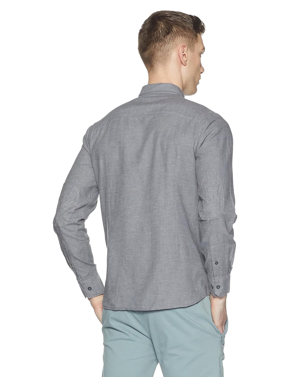 symbol amazon brand men's slim fit casual shirt