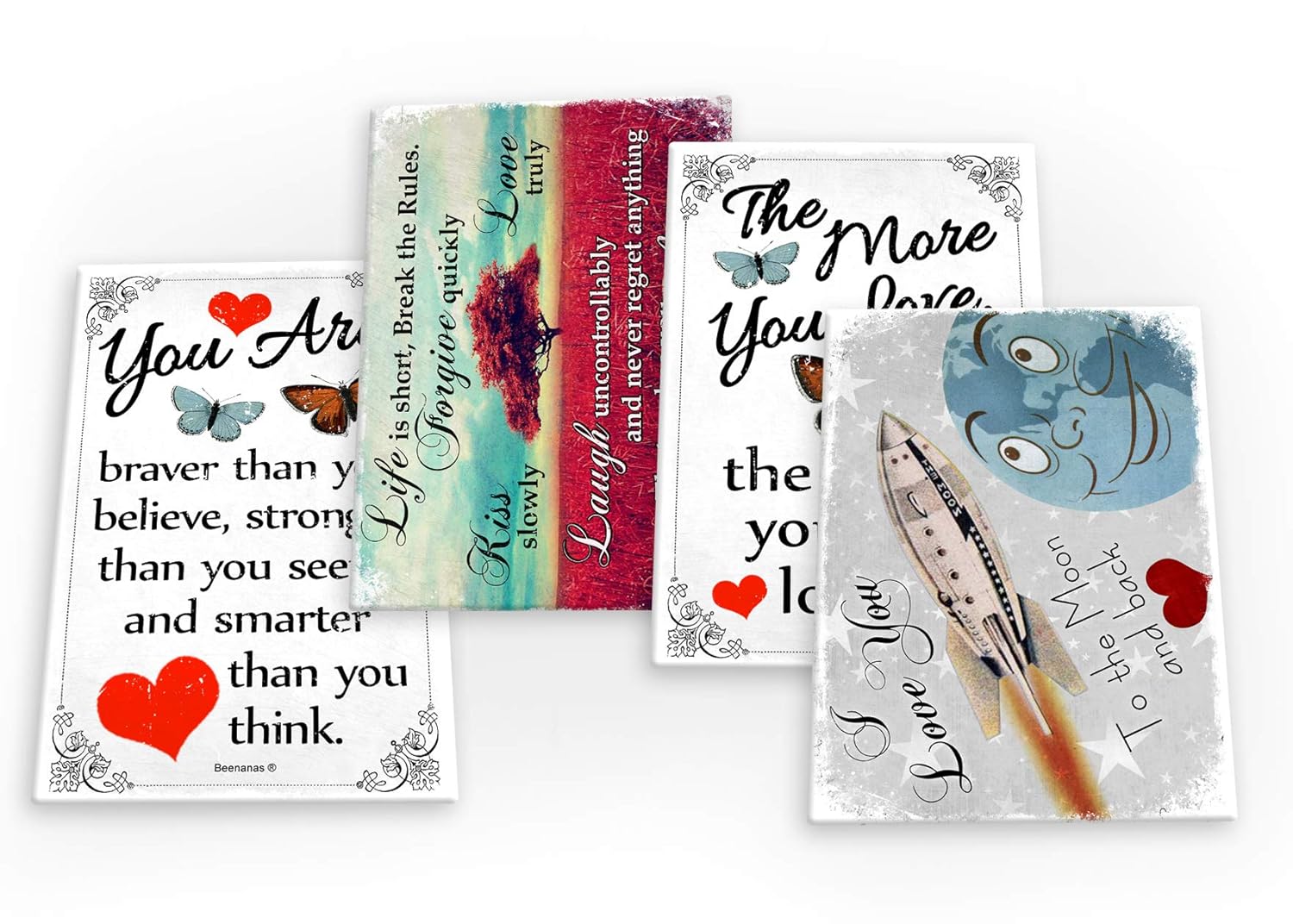 A Inspirational Quotes 4 X Fridge Handmade Products Home & Kitchen