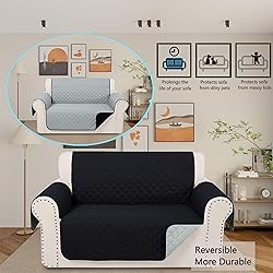 Luxshare Home Reversible Loveseat Sofa Covers Couch