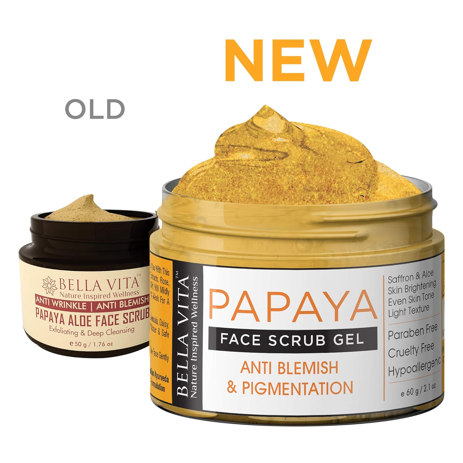 bella vita face scrub