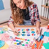 Thinp 12Pcs Watercolor Brush Set Round Pointed Tip Nylon Hair Detail view 6