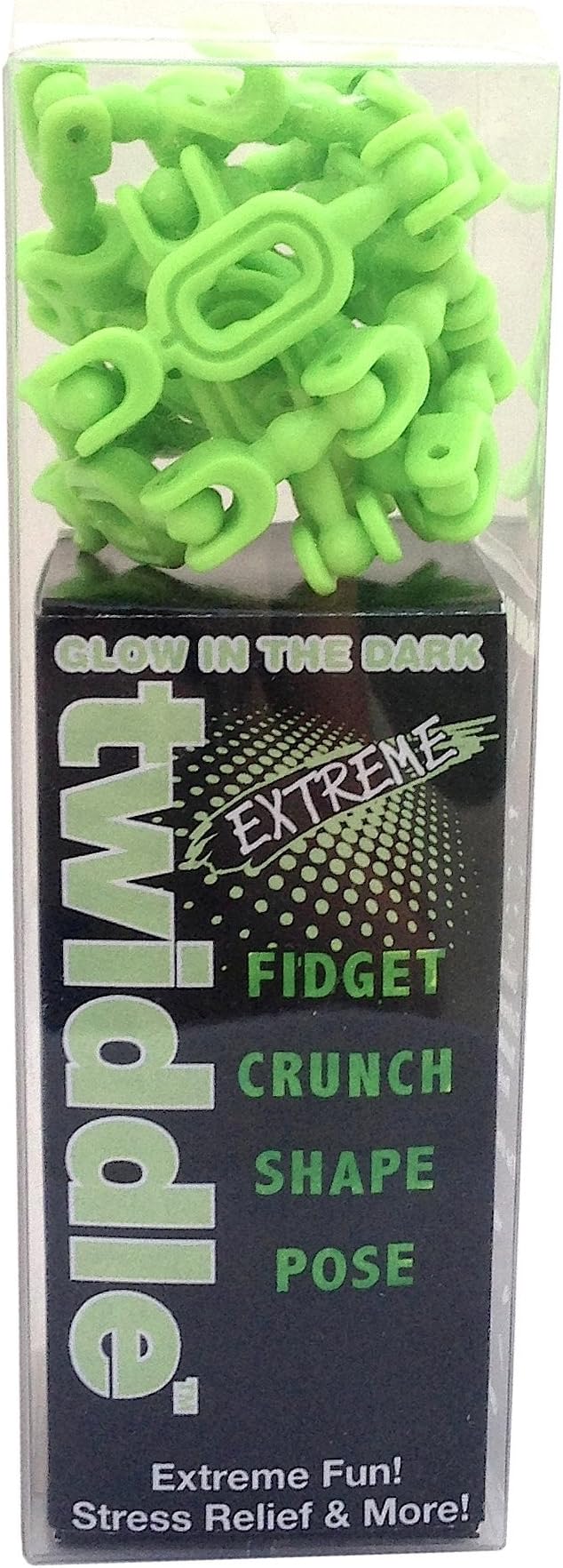 Twiddle Glow in The Dark Extreme Crunch Safe Toy