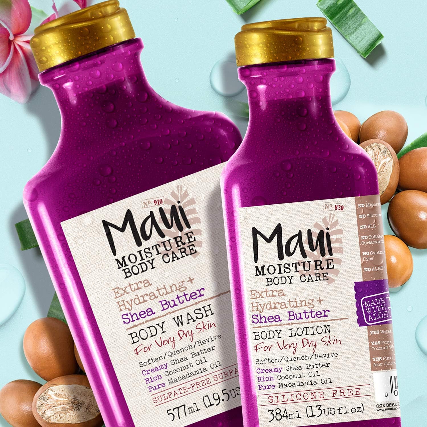 maui moisture extra hydrating shea butter body wash