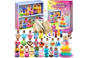 GADETOUQ Potion Magic Kit for Kids, 22 Magic Fairy Arts and Crafts Kit Potion Bottles Birthday Gifts Toys for Girls 6-12 Year Old Decorations School Family Craft Activities Party Favors
