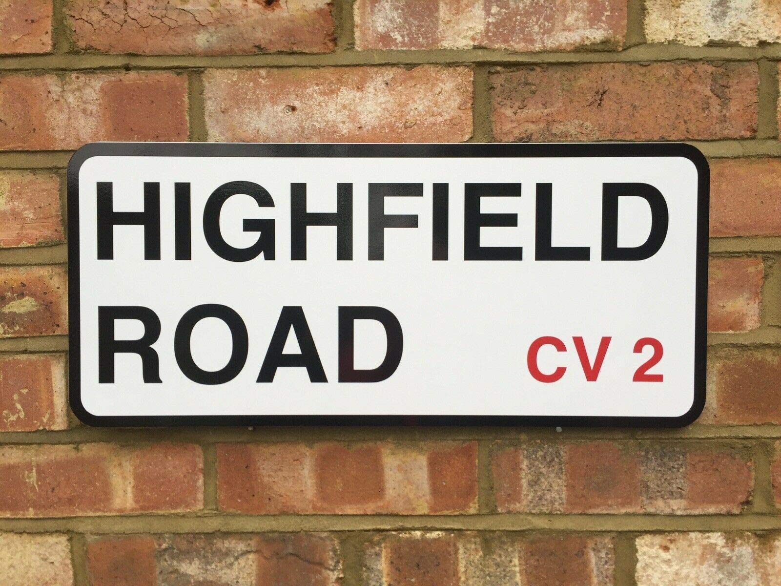 HNNT COVENTRY CITY HIGHFIELD ROAD STREET SIGN METAL STREET SIGN 8X12 INCHES