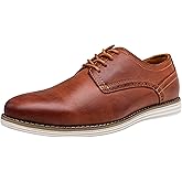 Vostey Men's Dress Shoes Leather Casual Dress Shoes for Men Leather Business Oxford Shoes for Men
