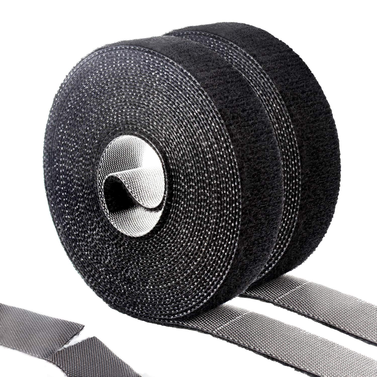 LuBanSir 2 Roll Hook and Loop Tapes No Cutting Required 3/4 Inch x