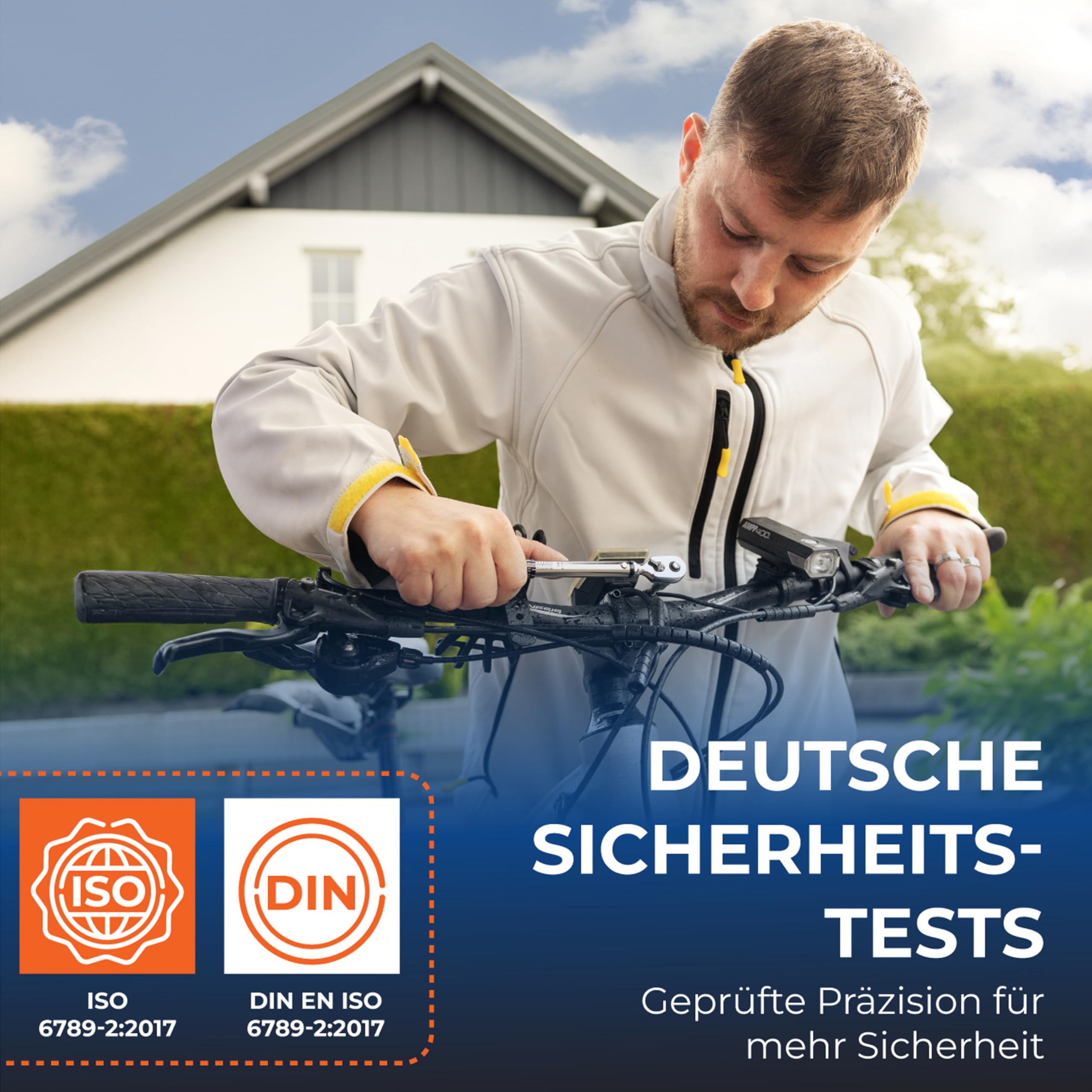 FLEXBERG 1/4 Drehmomentschlüssel – Fahrrad Drehmomentschlüssel für Wartung – Präzises Set für MTB- und Fahrradreparatur, inklusive Innensechskantschlüssel & Torx-Bits – 2-20 Nm 8