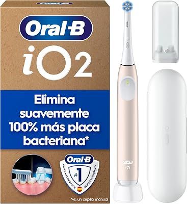 iO 2 Cepillo de Dientes Eléctrico con 1 Cabezal, Rosa Suave