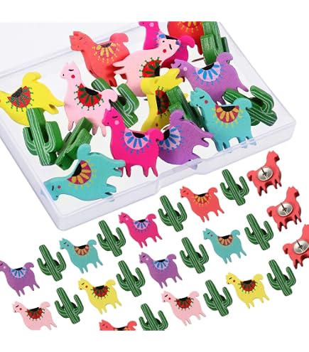 20 Pieces Cute Succulent Plants Decorative Push Pins Colorful Floret Thumbtacks For Photo Wall, Feature Wall, Whiteboard, Cork Board, Map, Bulletin Board, Office Or Home (Three Assorted Styles