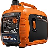 Generac 3,300 Watt Gas Powered Portable Inverter Generator, USB Charging | 2,500 Running Watts, Clean Stable Power, Lightweight, RV Ready, Home Backup, Camping, 49 State Compliant