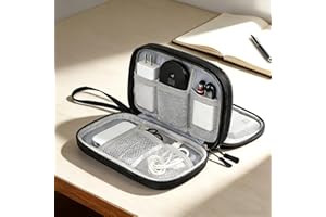 Travel Cable Organizer Pouch Electronic Accessories Carry Travel Case Cord Storage Bag Portable Waterproof Double Organizer B