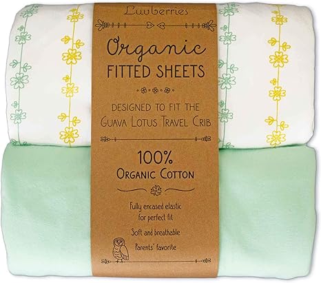 guava travel crib sheet