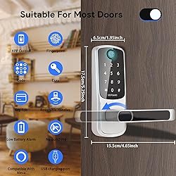 Keypad Door Lock with Handle,Smart Locks for Front