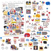 Paper Die Cuts - Best Day Ever - for Disneyland Walt Disney World - Over 60 Cardstock Scrapbook Die Cuts - by Miss Kate Cutta