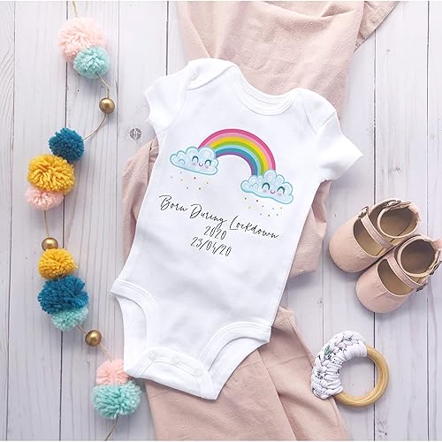 born in lockdown baby vest