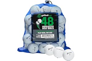 GolfBall Nut - Recycled Golf Balls for Srixon Z-Series Mix - Used Golf Balls Bulk Good Condition – Includes Mesh Bag – (24-48)-Pack, White
