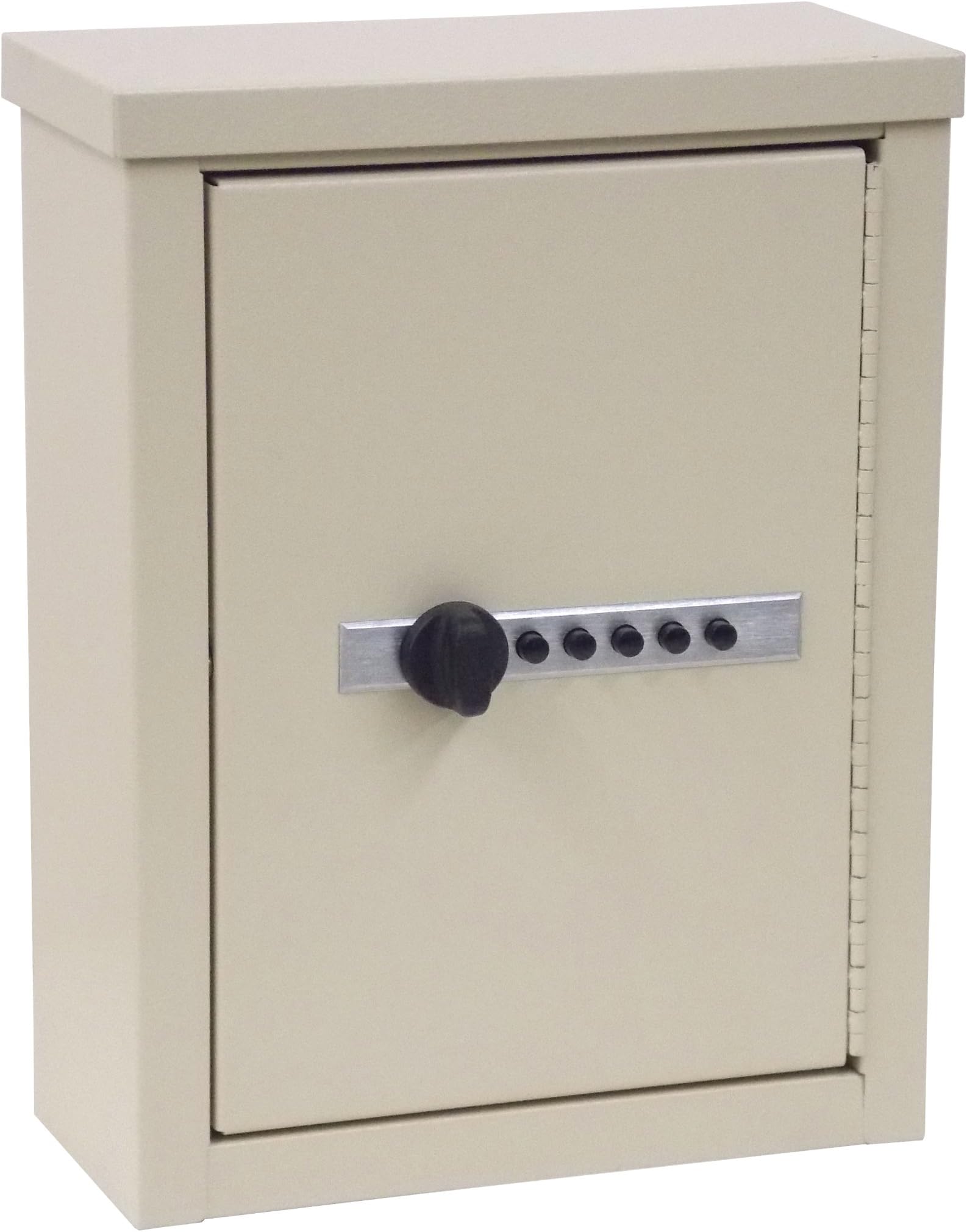 Single Door Mini Wall Cabinet with Combo Lock (12"H X 9"WX 4"D)