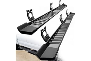 YITAMOTOR 6 Inches Running Boards Compatible with 2009-2018 Dodge Ram 1500 Crew Cab, 2019-2026 1500 Classic, 2010-2026 Ram 2500/3500 Side Steps Textured Black Nerf Bars