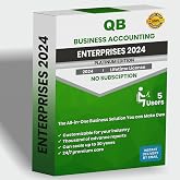 QB - Enterprise Solutions 2024 Platinum | 5 Users | Lifetime Version | No Subscription | Only for PC not for Mac | Instant Message Delivery (12 hrs) | No DVD