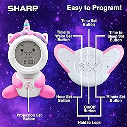 SHARP Ready to Wake Unicorn Sleep Trainer, Kid’s