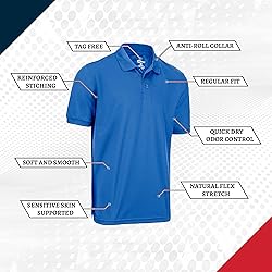 Premium Wear Men's High Moisture Wicking Polo T