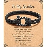 Memgift 𝐓𝐨 𝐌𝐲 𝐌𝐚𝐧 𝐁𝐫𝐚𝐜𝐞𝐥𝐞𝐭 Birthday Valentines Day Graduation Gifts for Son Grandson Nephew Boyfriend Brother Dad Man Bracelets