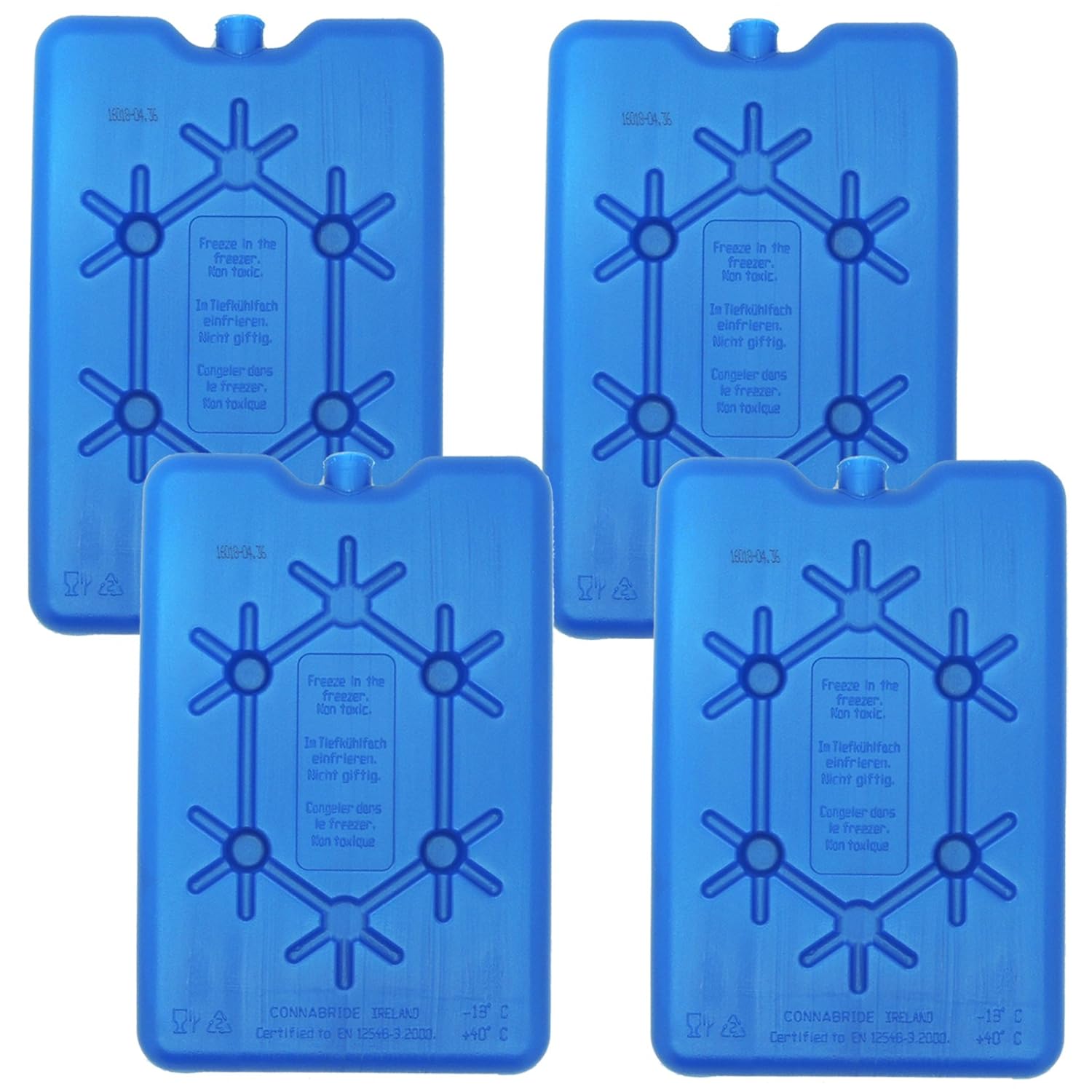 NEMT 4 x Plano acumulador 200 ML 11 x 16,5 x 1,5 cm Nevera ...